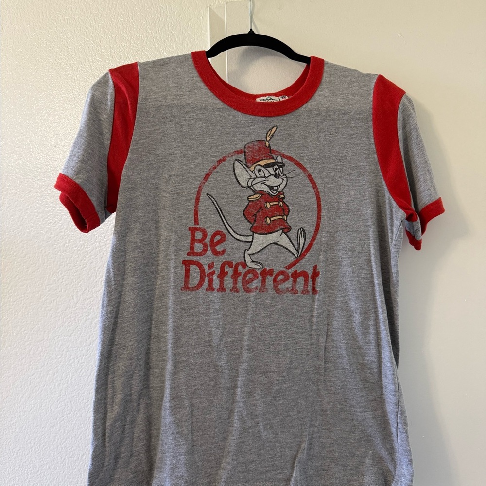Junk Food Clothing Red and Gray Disney Parks T-Shirt